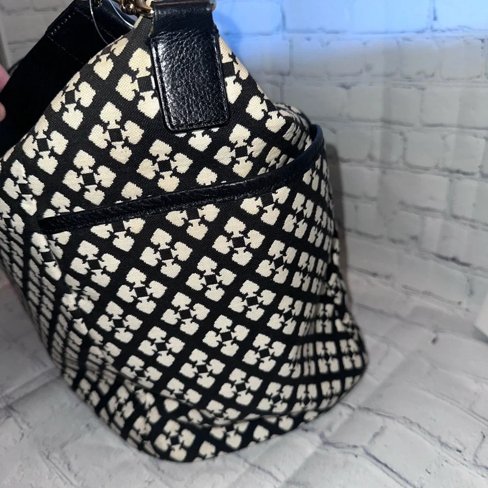 Kate Spade Adaira Diaper Bag or Tote with Pink Stripe EUC